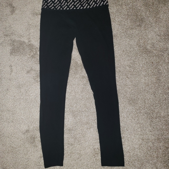 VICTORIA'S SECRET Sport Leggings Pants Black Large - Picture 4 of 4